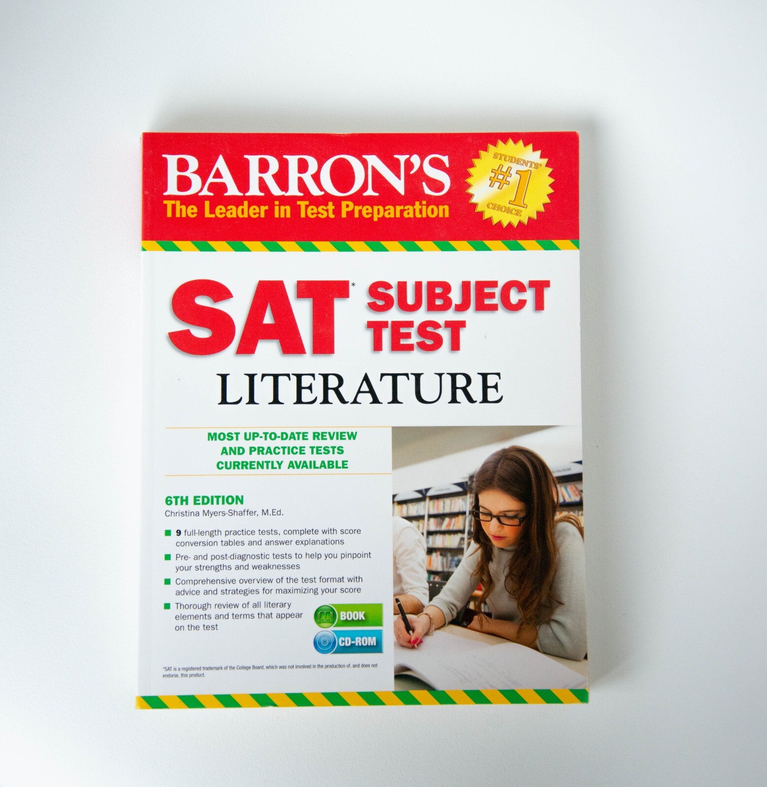 Barron’s SAT Subject Test Literature, 6th Edition – Paperback includes CD
