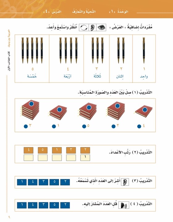 Arabic Between Your Hands: Level 1, Part 1- االعربية بين يديك – كتاب الطالب 1 ج1