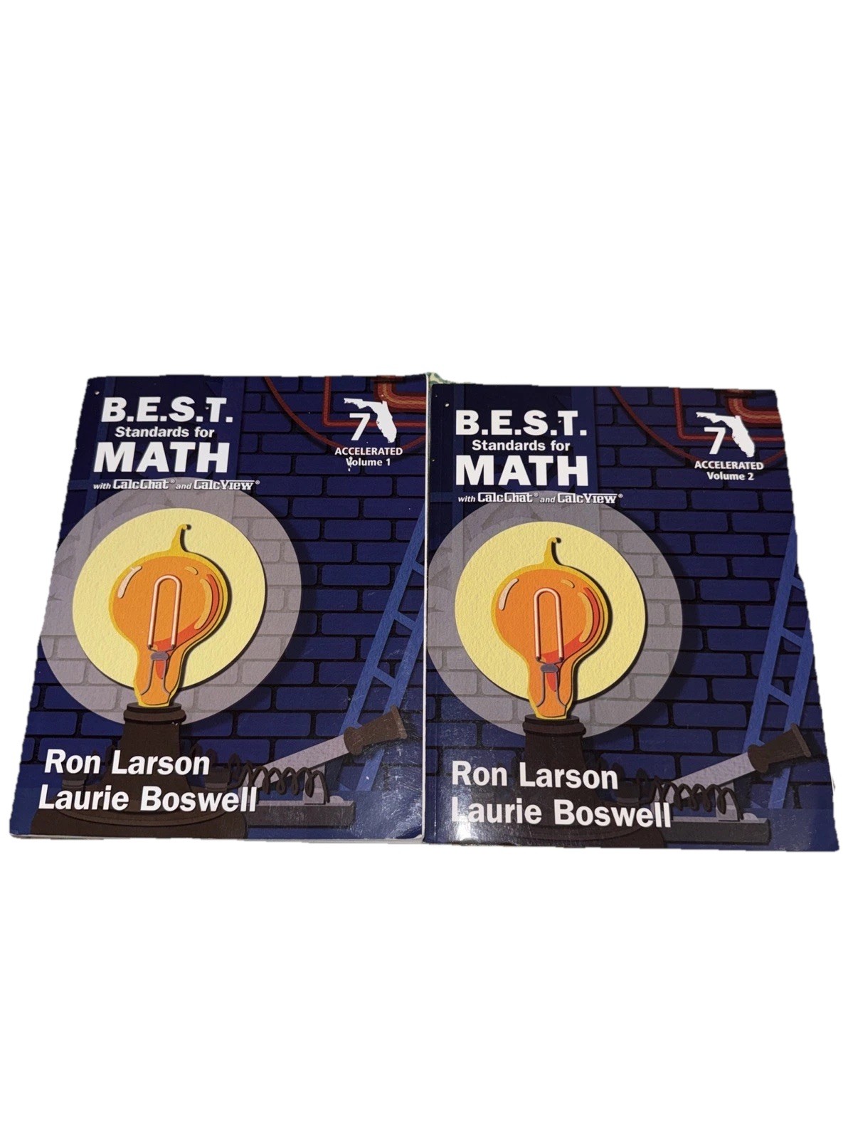 B.E.S.T Standards For Math With CalcChat &CalcView 7- Accelerated Vol 1 & 2