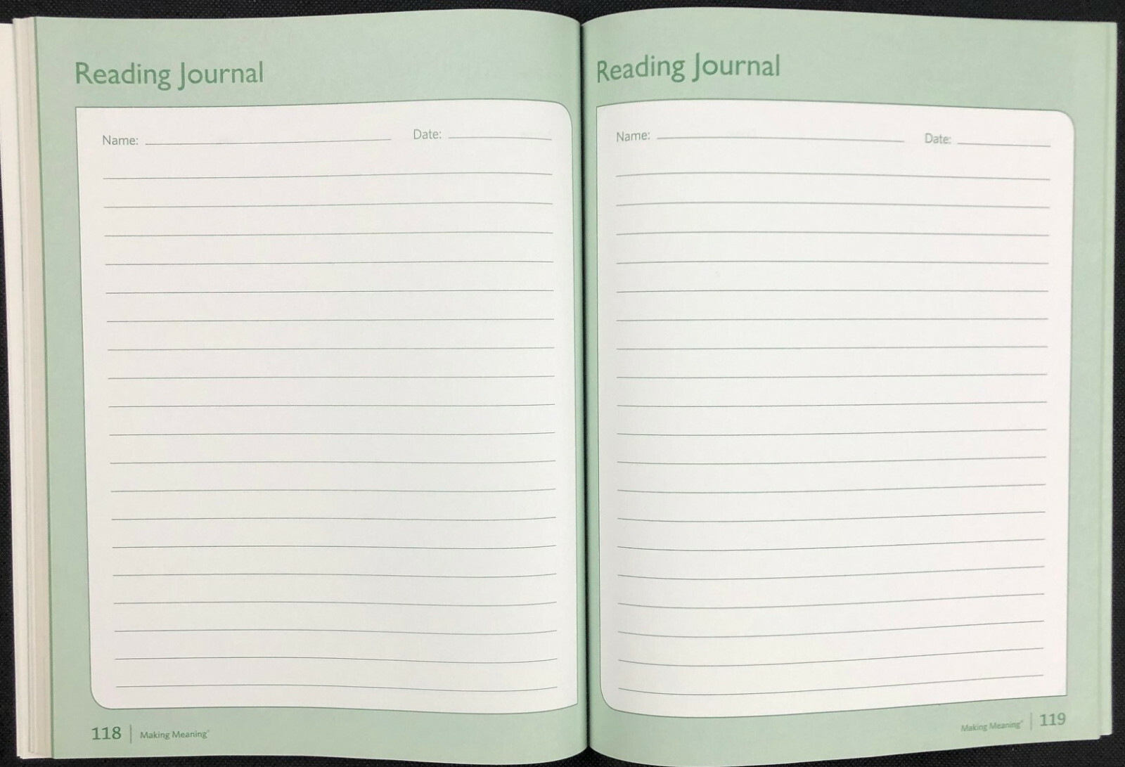 4th – Making Meaning STUDENT RESPONSE BOOK (2015, 3rd Edition)