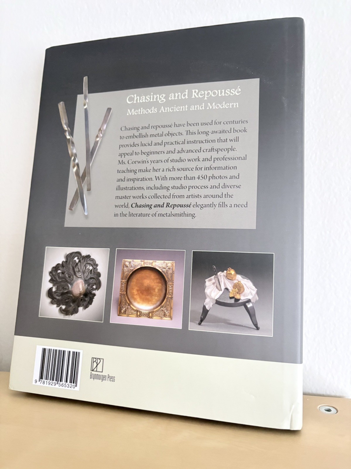 Chasing And Repousse Methods Ancient & Modern Nancy Megan Corwin metalwork VG PB
