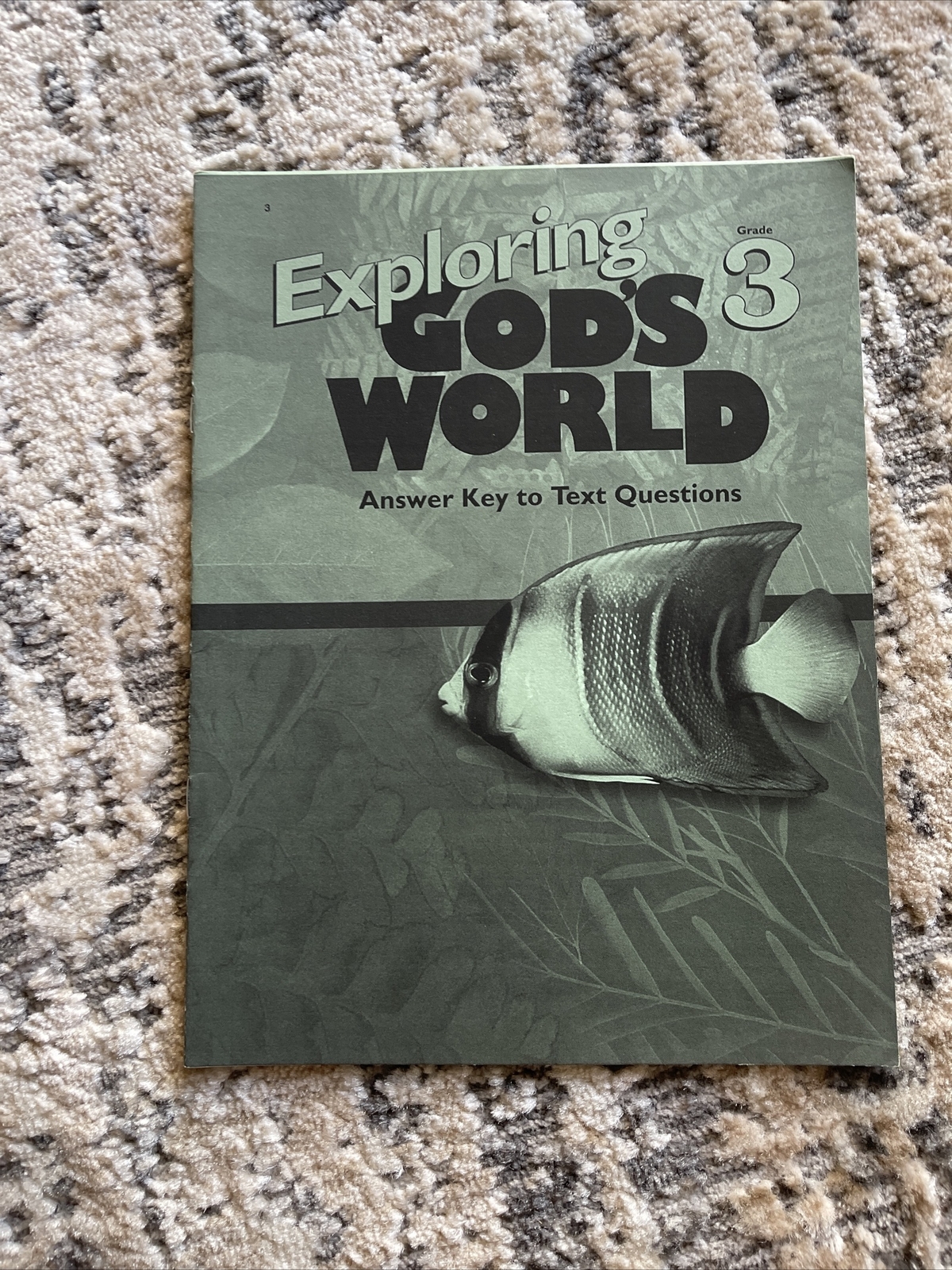 A Beka 3rd Grade Science Exploring God’s World Text Answer Key