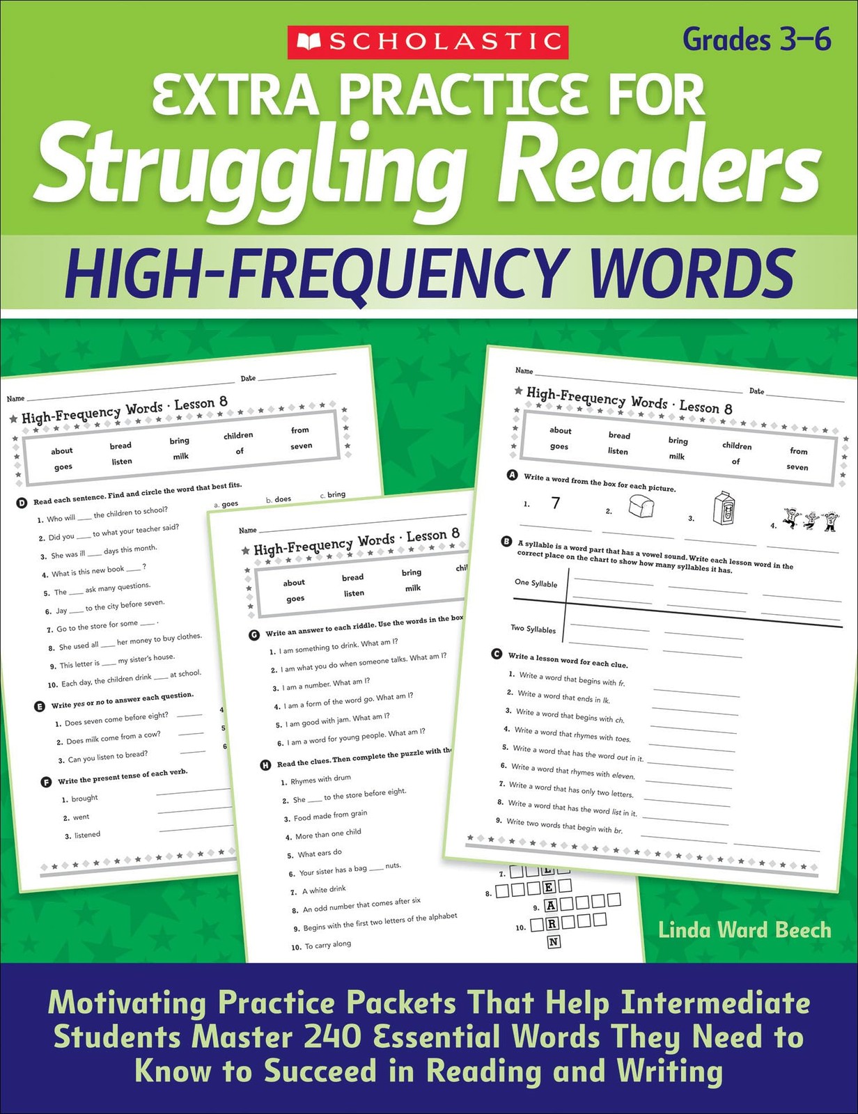 Extra Practice for Struggling Readers: High-Frequency Words: Motivating Prac…