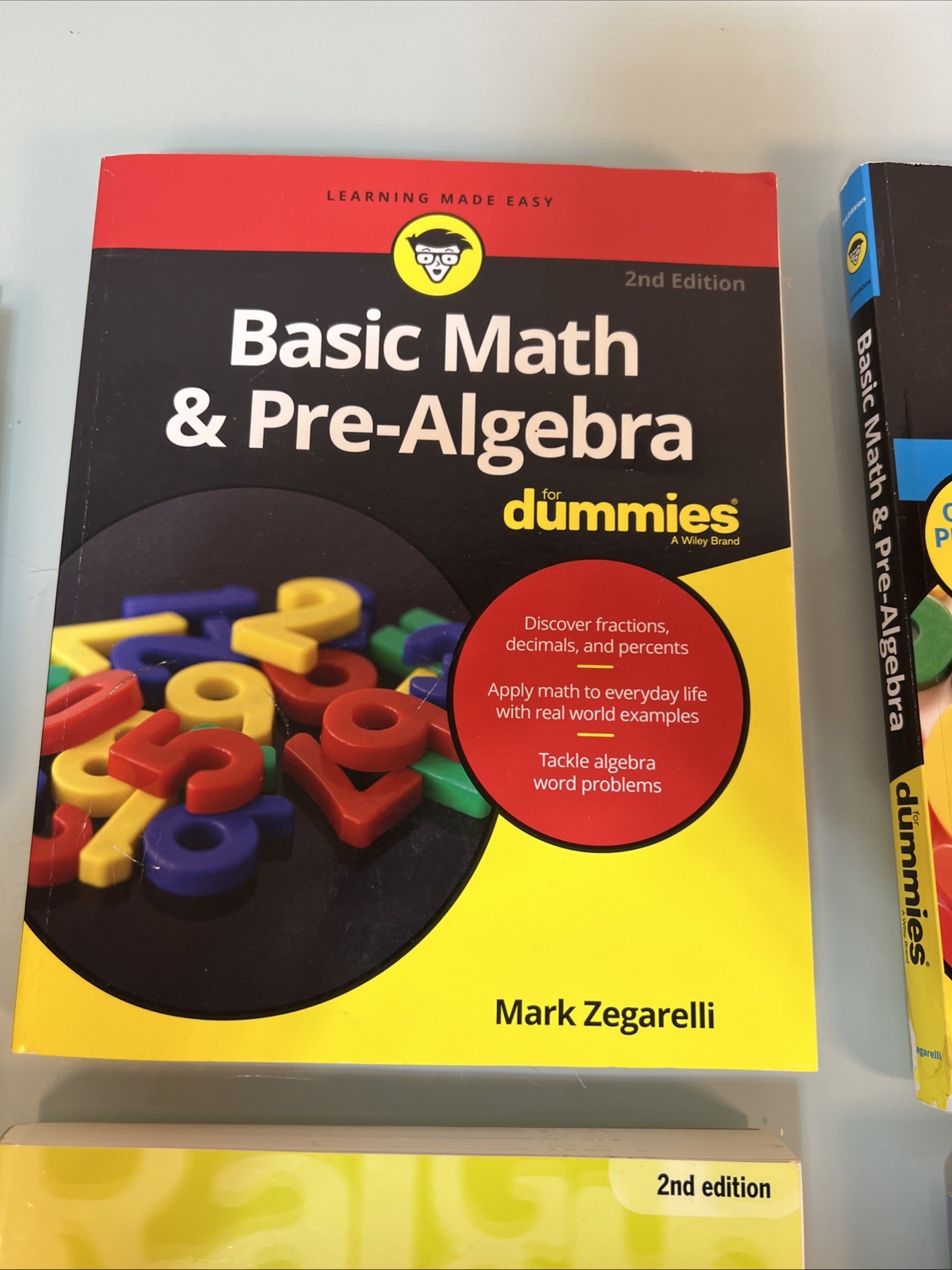 Math Learning Book Lot Pre-Algebra College Algebra For Dummies DeMYSTiFieD
