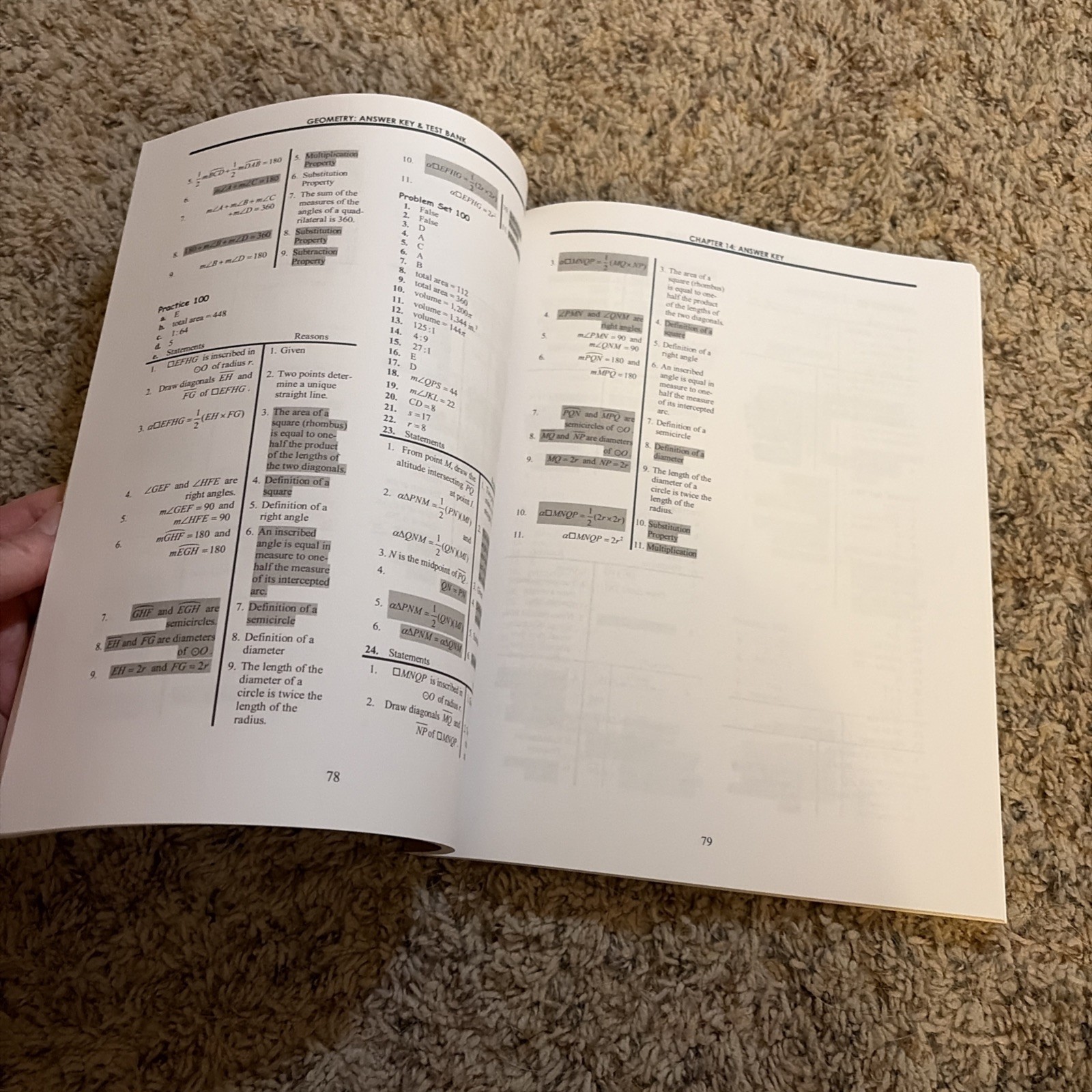 TEACHING TEXTBOOKS GEOMETRY 2.0 MATH GRADE 10 SET- SEE Photos for details
