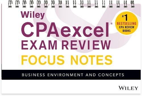 Wiley CPAexcel Exam Review Focus Notes by Wiley