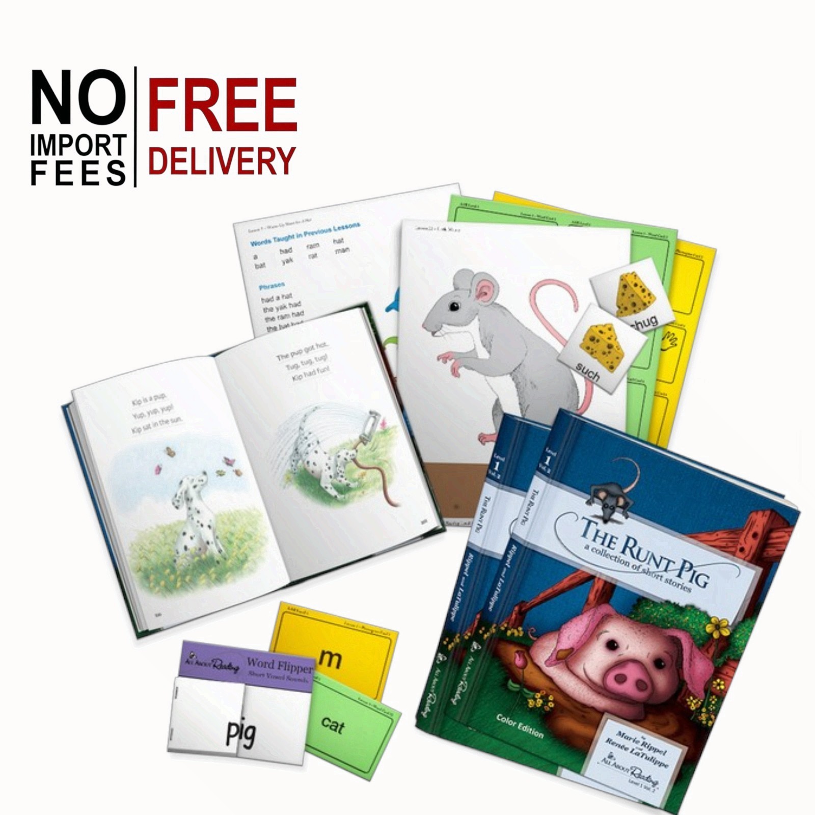 All About Reading Level 1 Materials Set with Teacher Manual Student Packet Reade