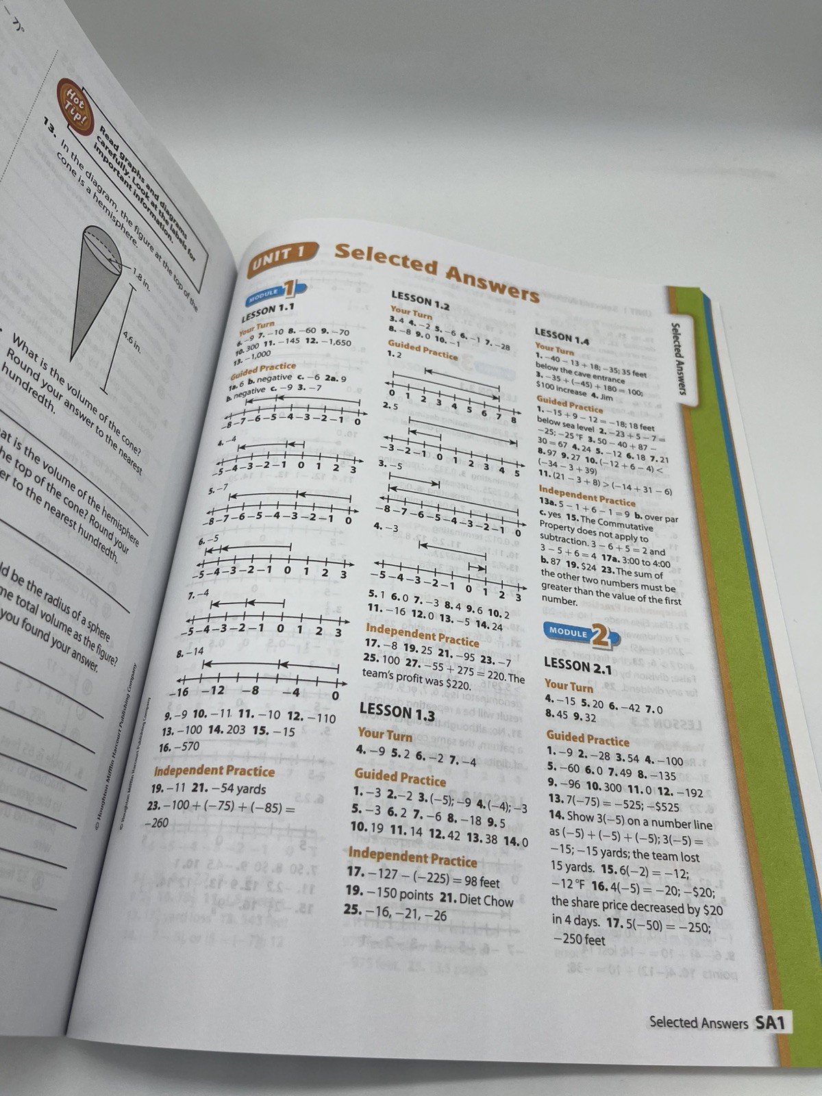 Go Math Middle School Workbook Grade 7 w. Key, Homeschool / School New 742 pgs