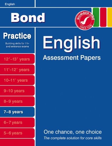 Bond First Papers in English 7-8 Years by Lindsay, Sarah Pamphlet Book The Fast