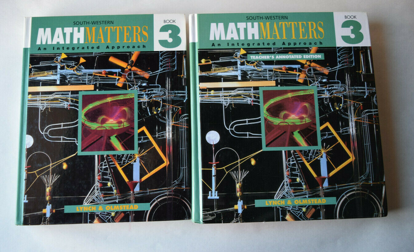 Math Matters An Integrated Approach – Lynch; Olmstead 2×3 vol student & teacher