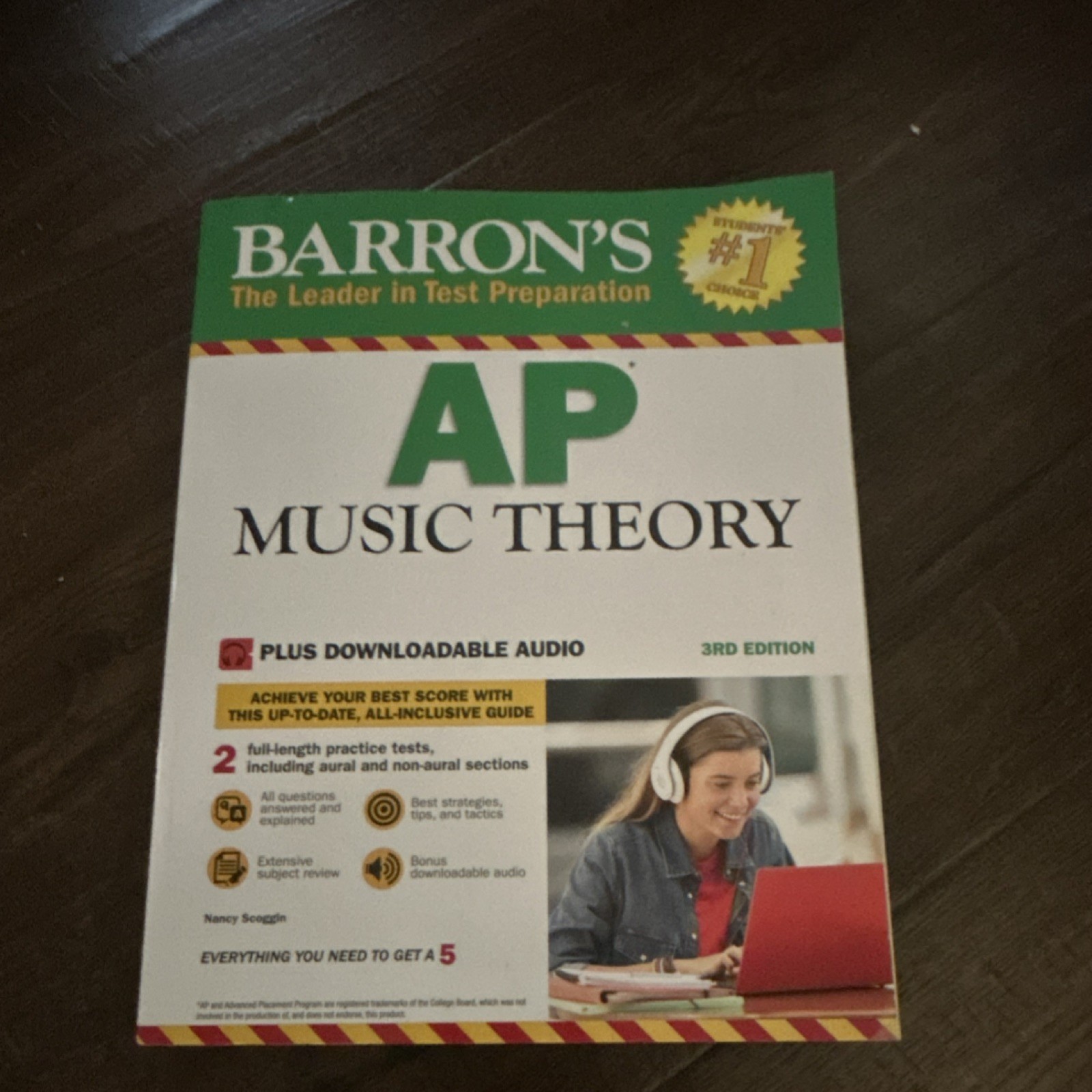 Barron’s AP Music Theory 3rd Edition Study Guide with Downloadable Audio