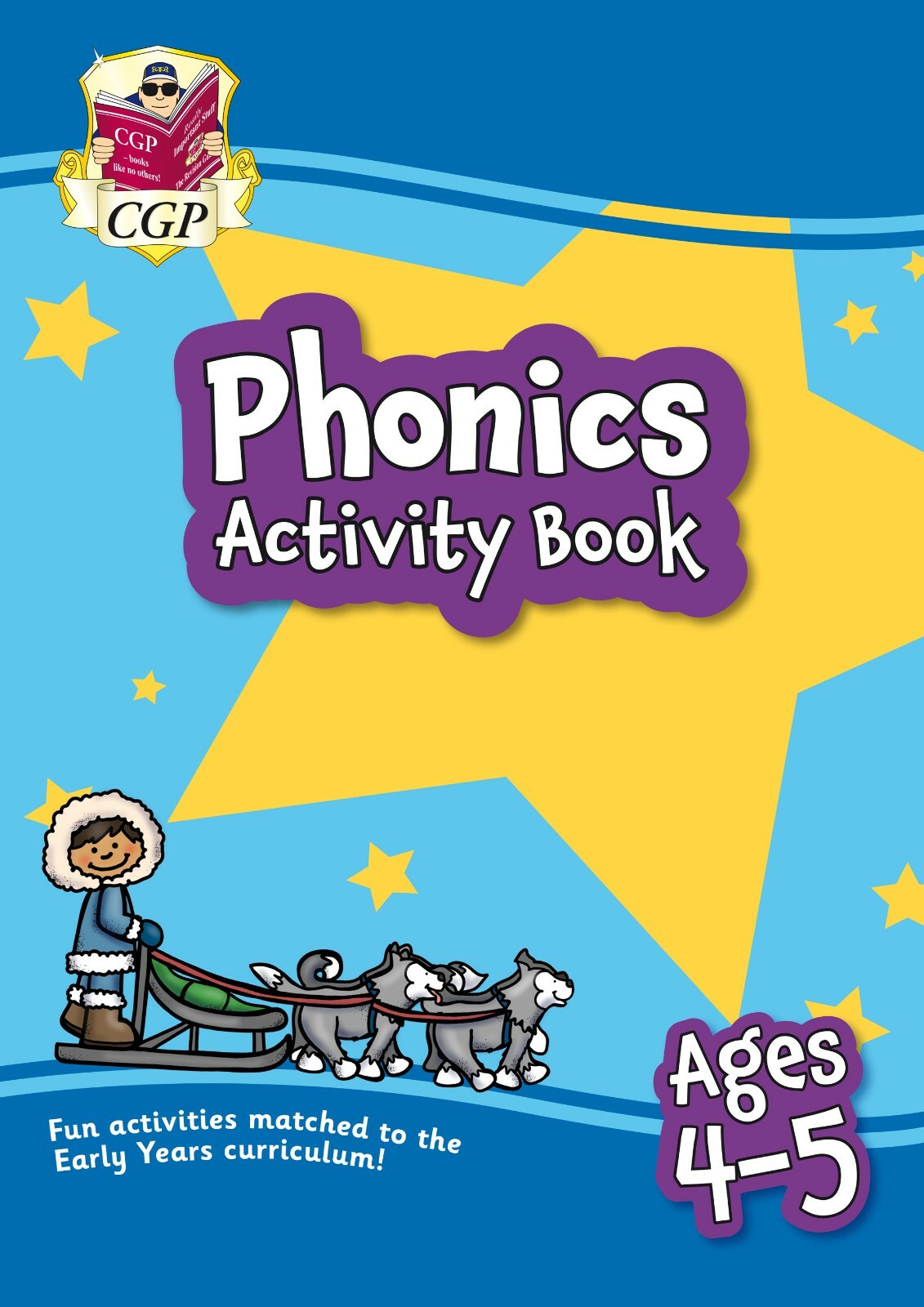 Ages 4-5 Reception Level Phonics Home Learning Activity Book CGP