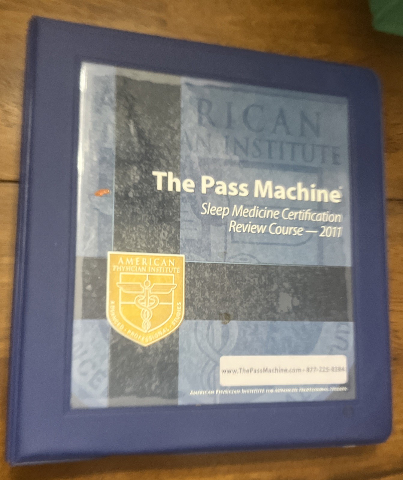 The Pass Machine Sleep Medicine Certification Review Course 2011 Physician