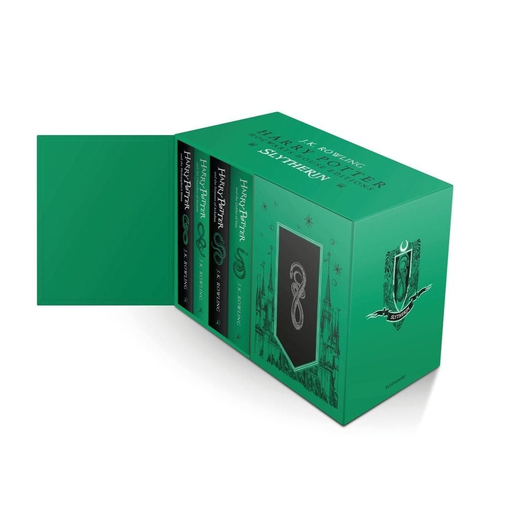 Harry Potter Slytherin Hogwarts House Editions Hardback Box Set by J.K. Rowling