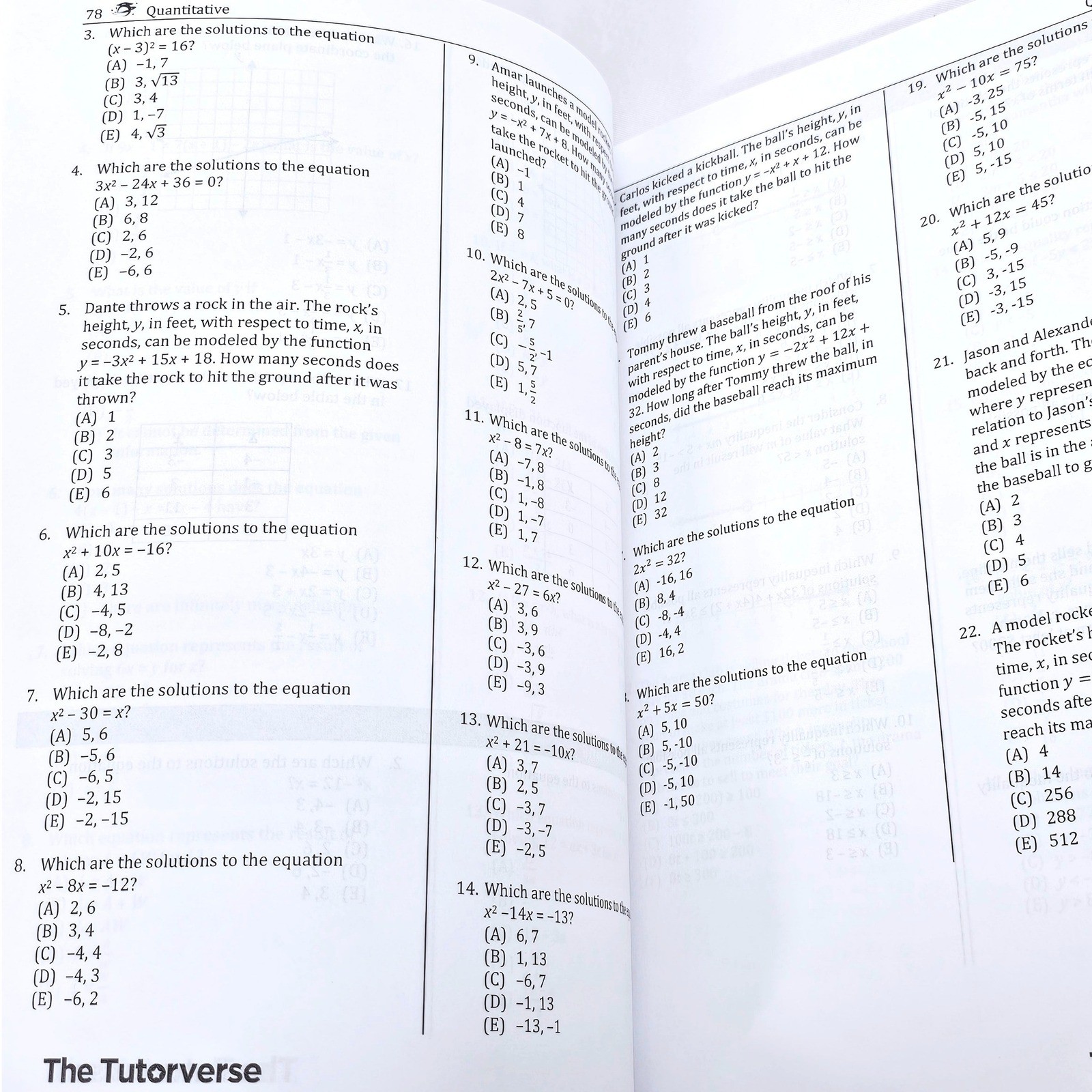 The Tutorverse Upper Level SSAT 1500+ Practice Questions 2025 Edition Prep Book