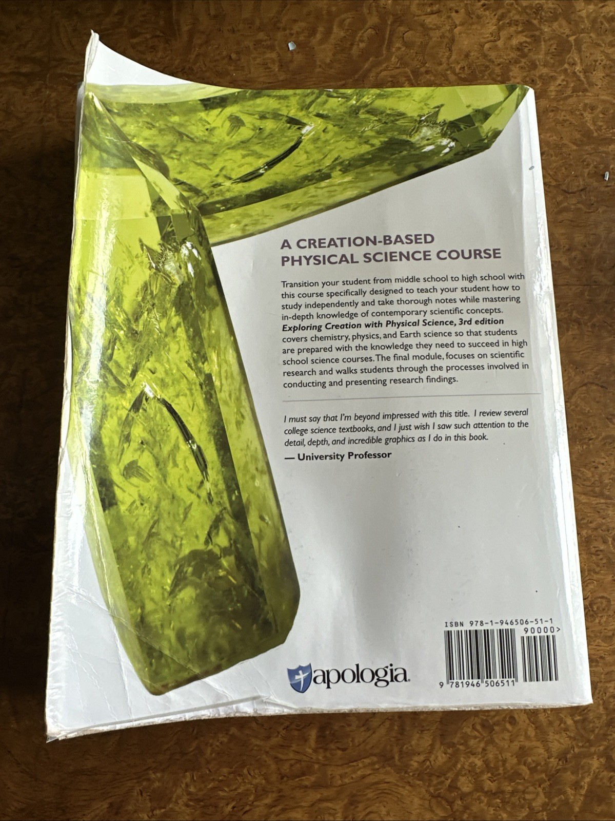 Apologia Exploring Creation w Physical Science Student Text (3rd Edition)