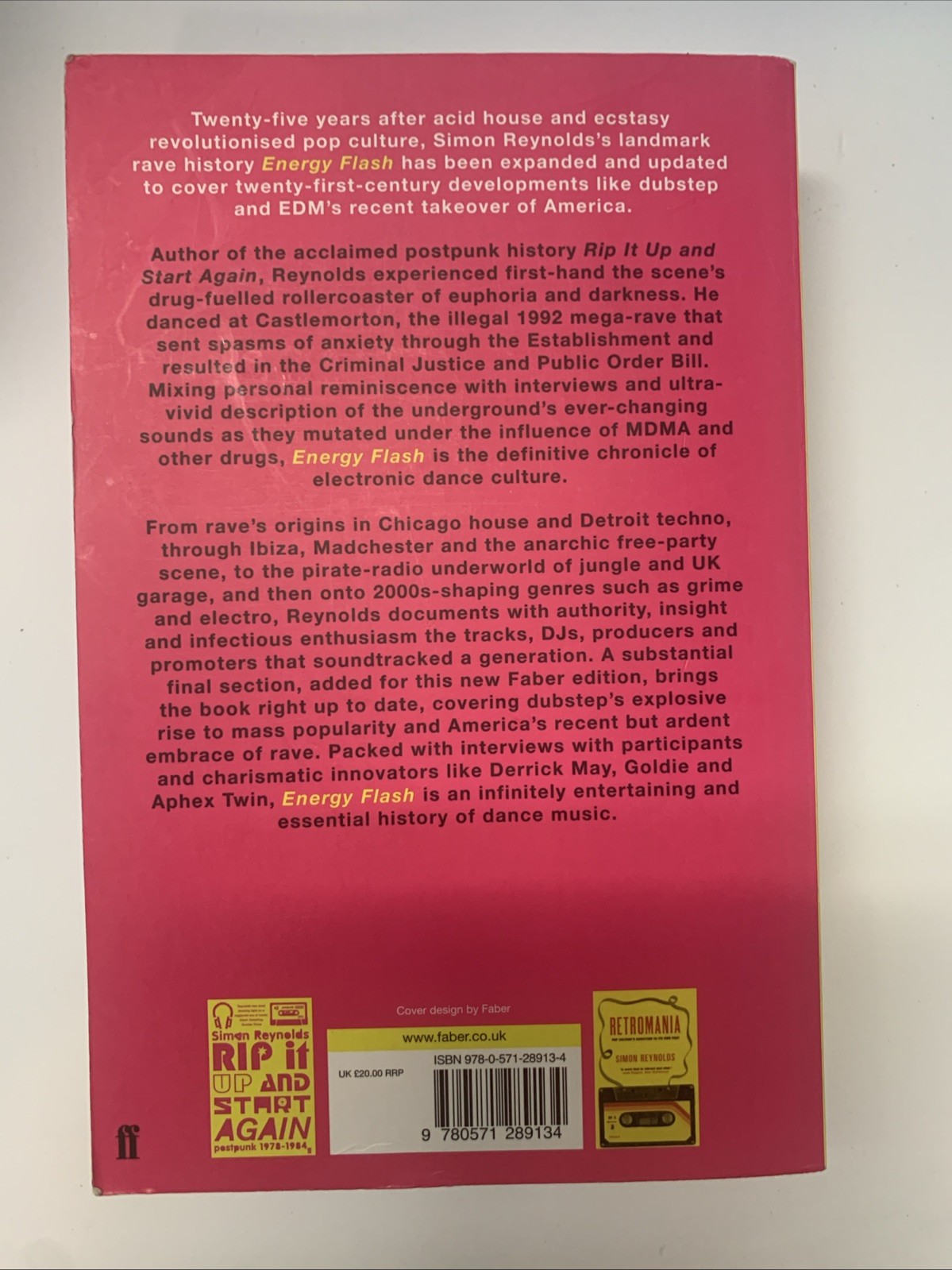 Energy Flash: A Journey Through Rave Music and Dance Culture by Reynolds, Simon