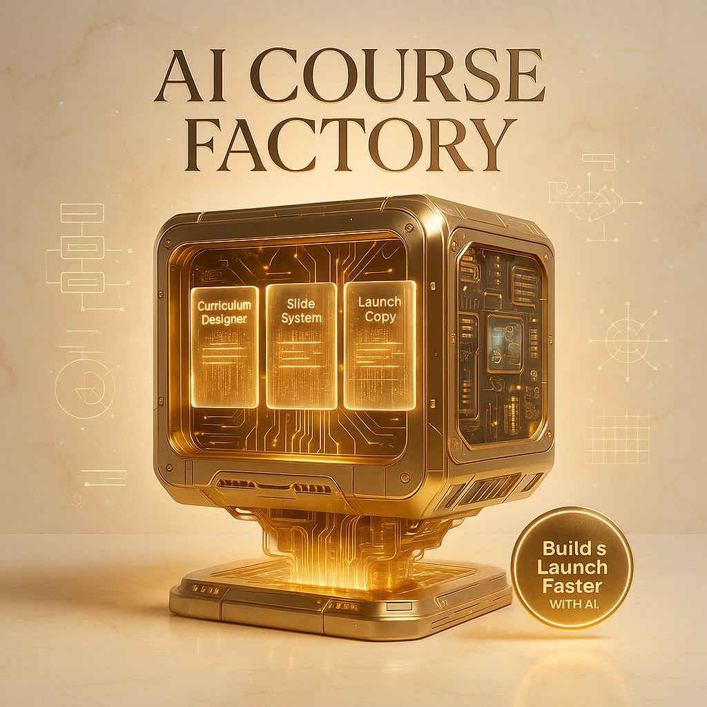 AI Course & Info-Product Factory (From Idea to Launch)