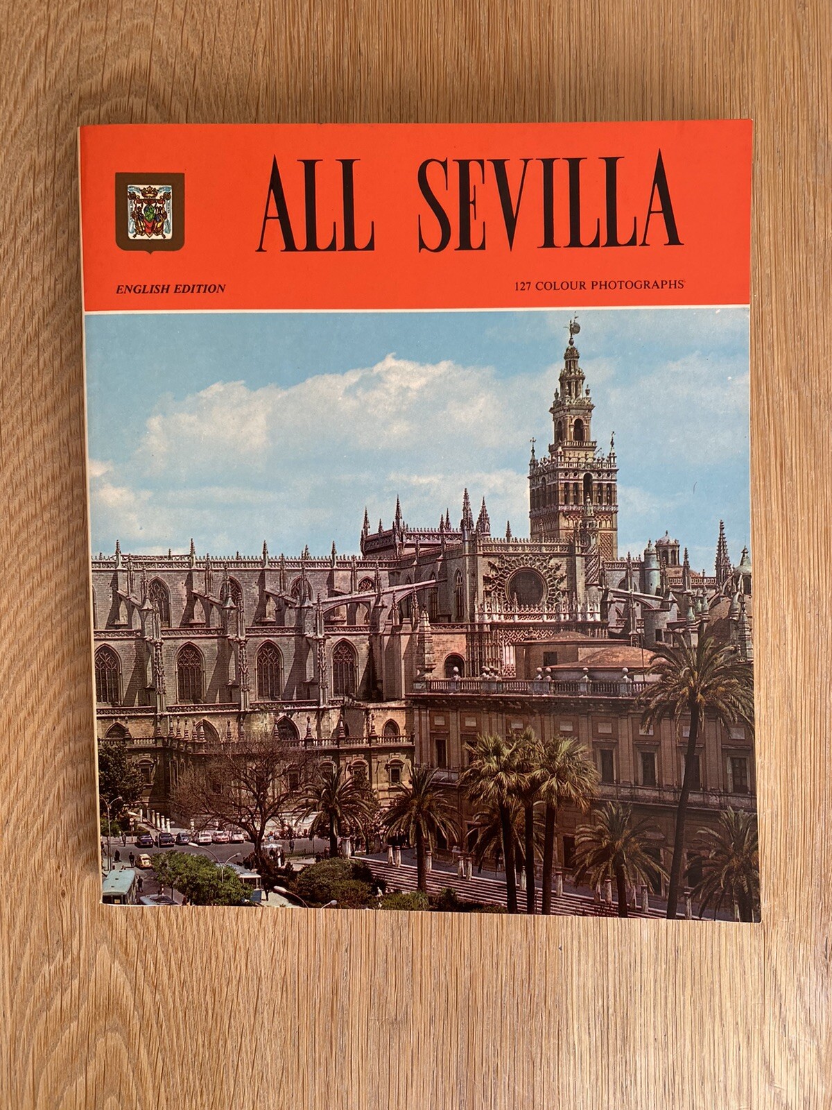 All Sevilla (All Spain) 127 Photographs, Travel Guide, Vintage Paperback 1984 VG