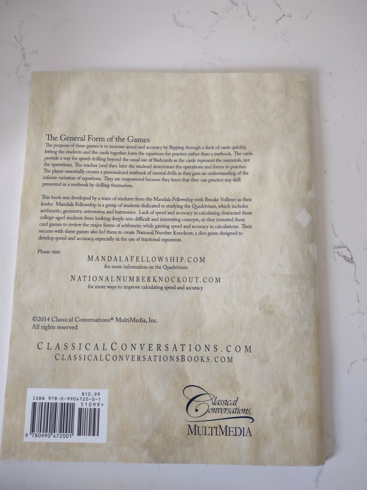 Quick Flip Arithmetic by Classical Conversations MultiMedia Math Workbook