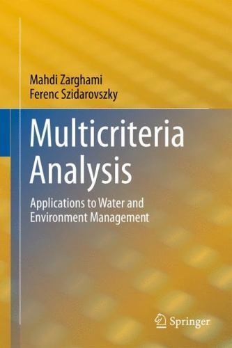 Multicriteria Analysis : Applications to Water and Environment Management, Ha…