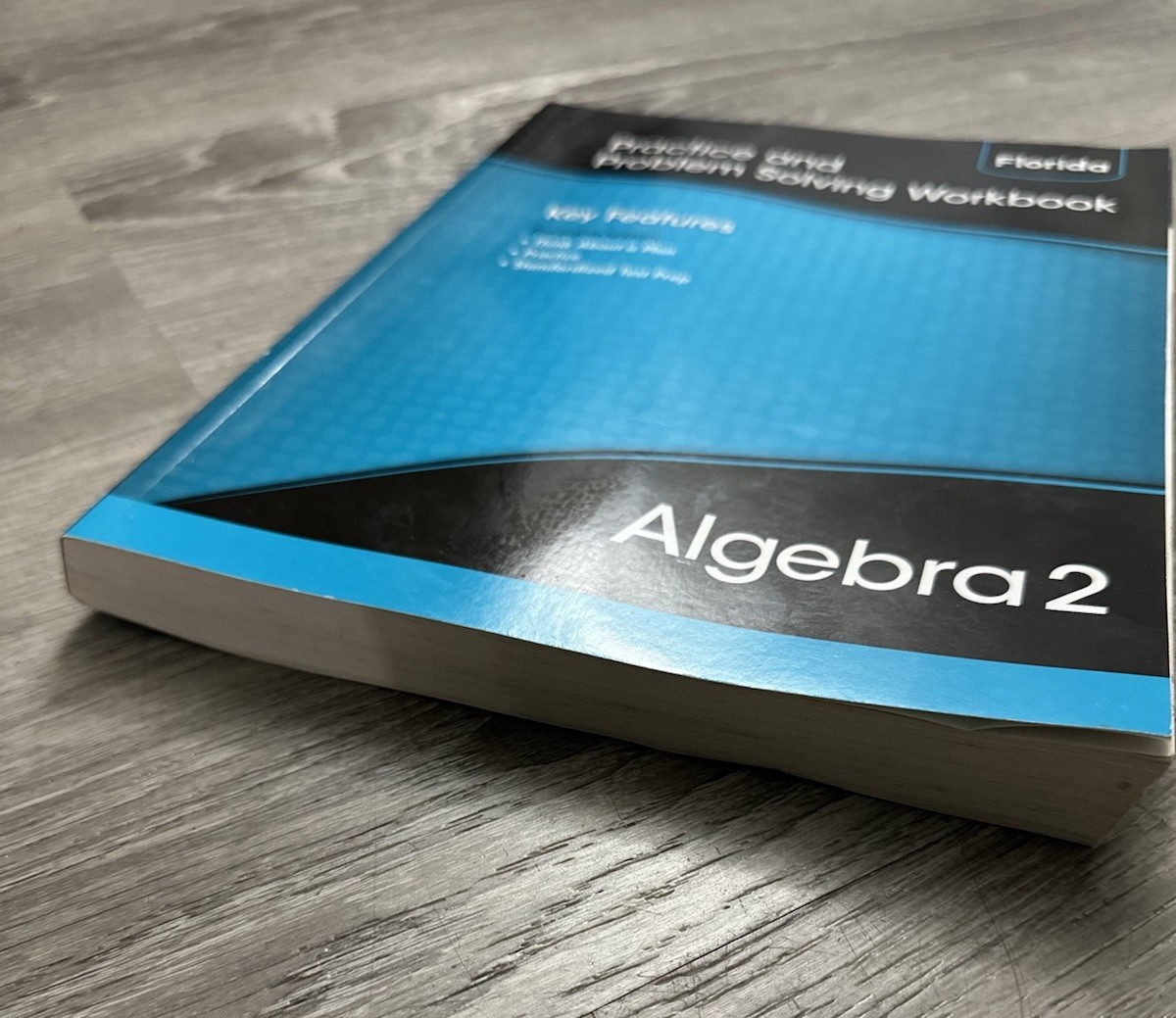Florida Algebra 2 Practice and Problem Solving Workbook Book – New, Shelf Wear