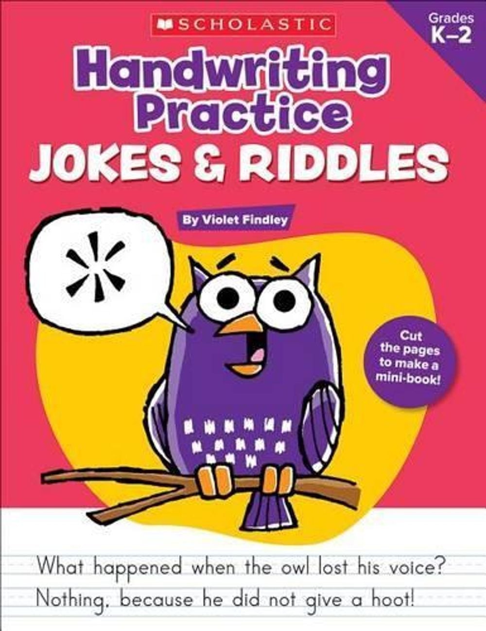 Handwriting Practice: Jokes & Riddles: 40+ Reproducible Practice Pages That Moti