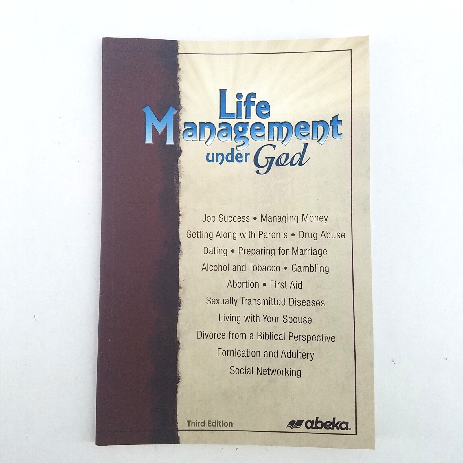 Abeka Life Management Under God 11th Grade Third 3rd Edition