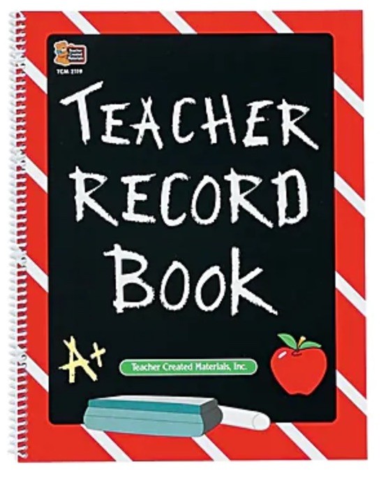 Teacher Created Resources Record Book Teachers K-12 64 Pages NEW