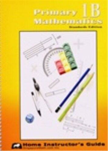 Primary Mathematics 1B: Home Instructor’s Guide, Standards Edition – GOOD
