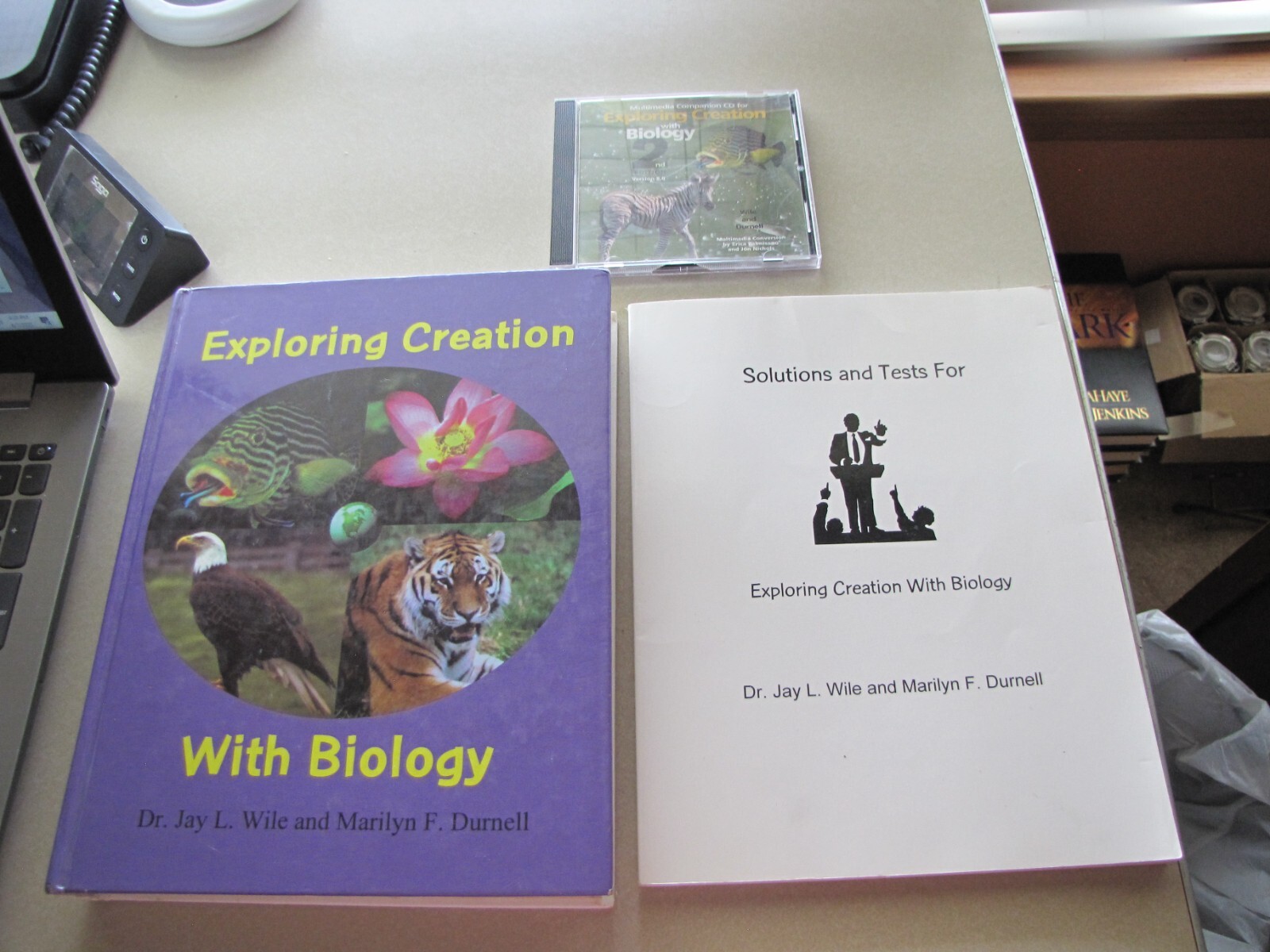 exploring creation with biology by Dr. Jay L. Wile Student & solution Test Books