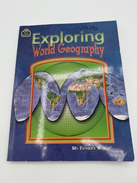My Father’s World EXPLORING WORLD GEOGRAPHY Richard Rayburn – Nice Condition