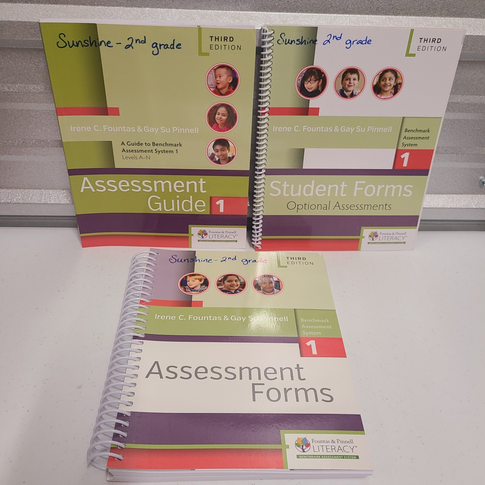 Benchmark Assessment System Forms, Guide – Level 1 third edition – Lot of 3 F&P