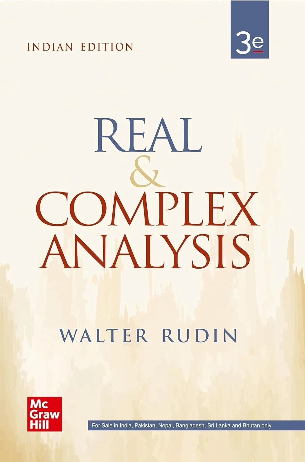 Real and Complex Analysis by Walter Rudin, 3rd ed. (Paperback) – NEW