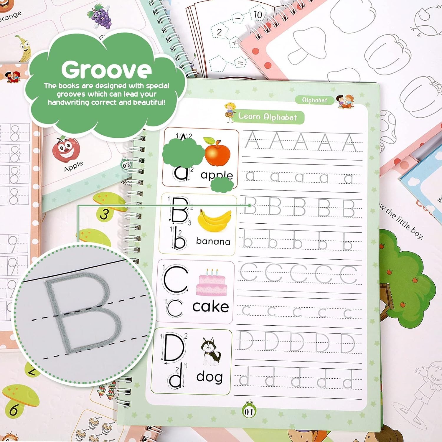 Innovative Magic Ink Handwriting Practice Books for Kids – Enjoyable Learning!