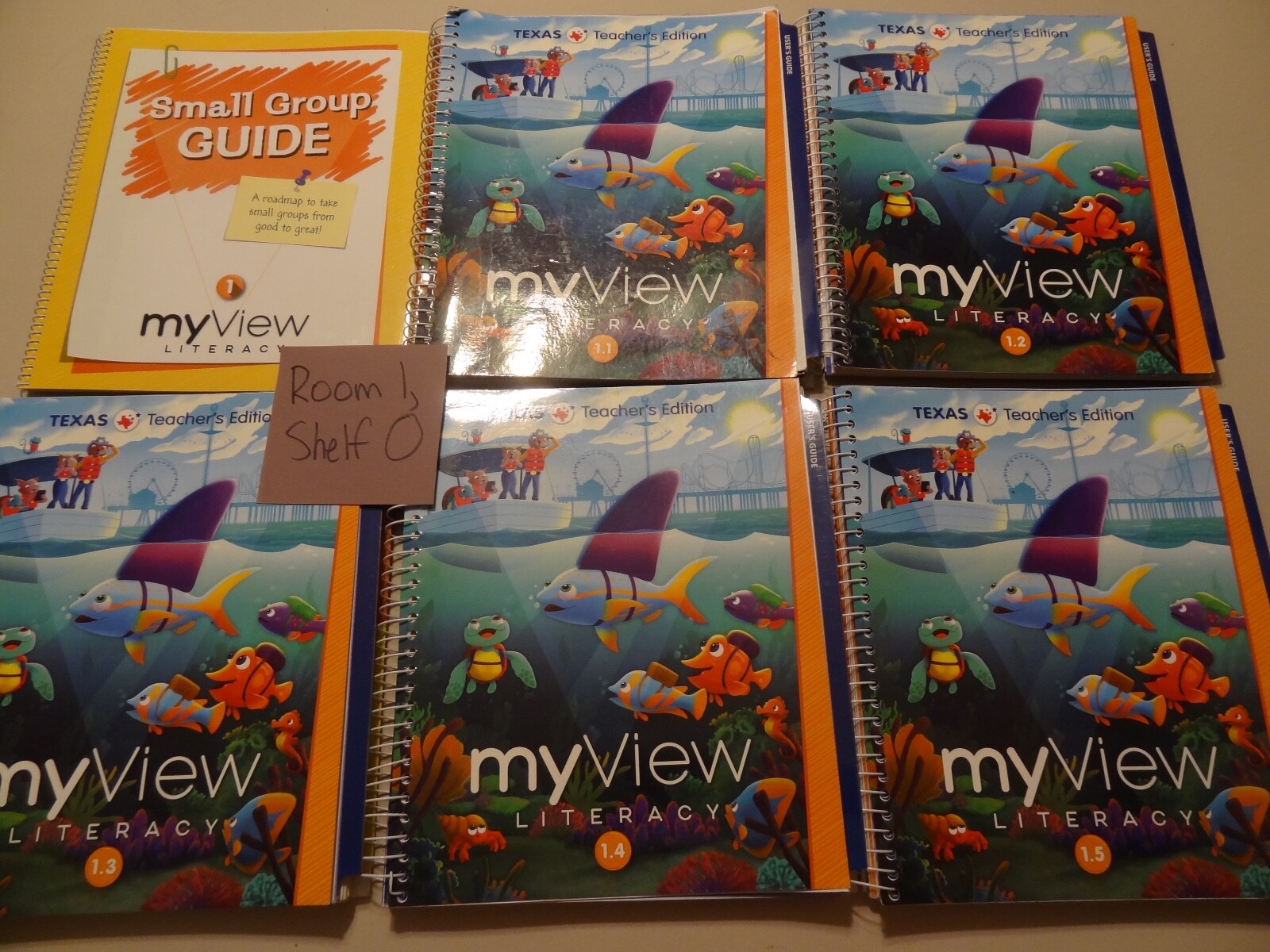 Pearson myView My View Literacy Grade 1 Texas 6-Spiral Set as Shown