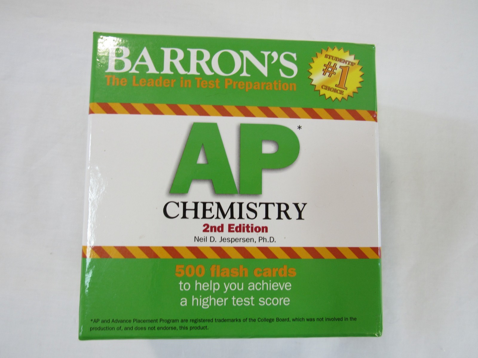 Barron’s 2nd Edition AP Chemistry Flash Cards – 500 Cards