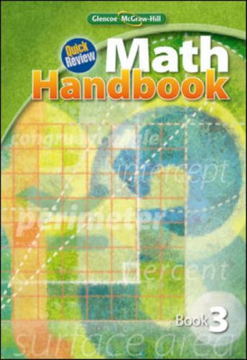 Quick Review Math Handbook, Book 3, Student Edition Paperback McG