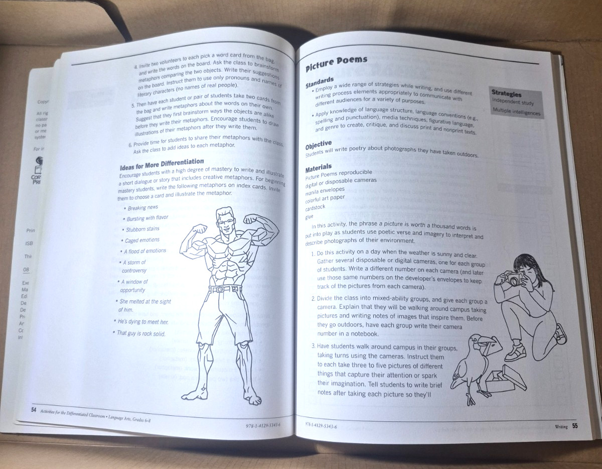 Activities for the Differentiated Classroom: Language Arts, Grades 6–8
