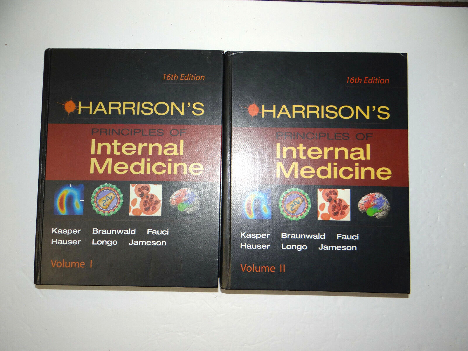 Harrison’s Internal Medicine Volume I Volume II 16th Edition Hardcover