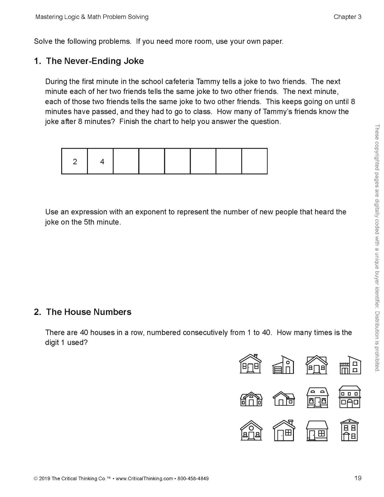 Mastering Logic & Math Problem Solving Puzzles Brain Teasers Logic Grades 6-9