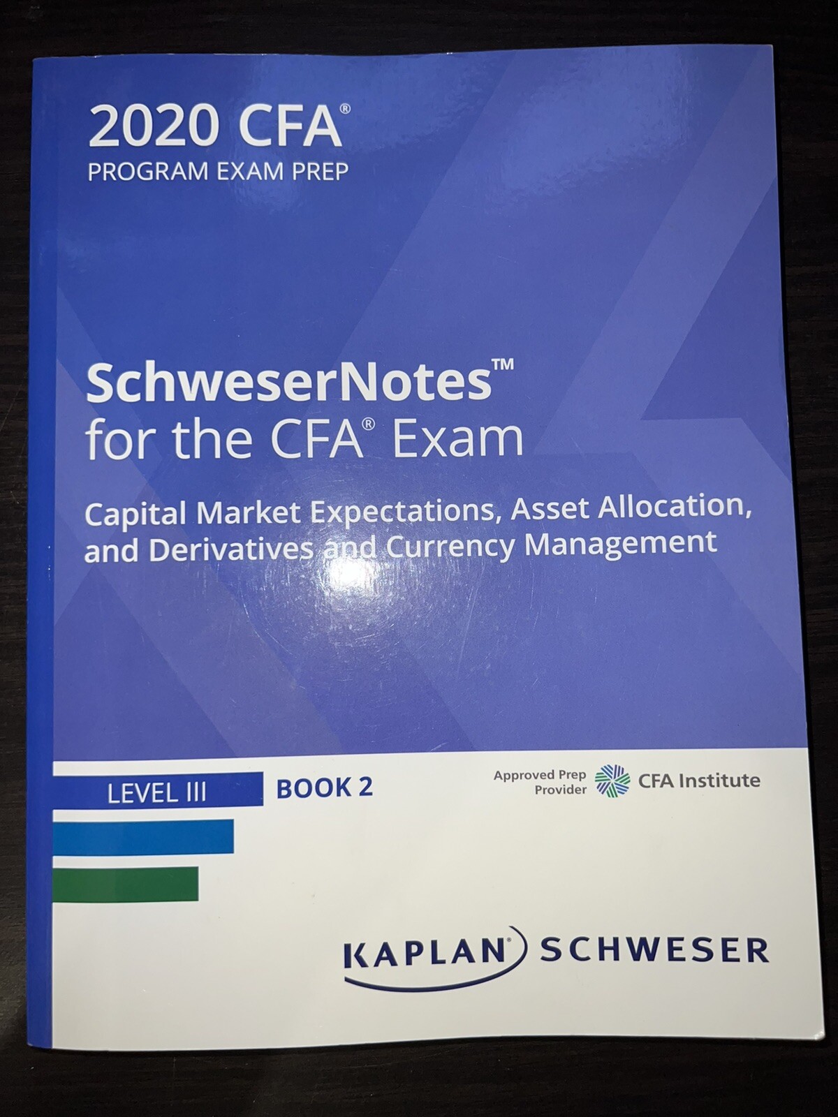 Kaplan 2020 CFA Level 3 Book 2 Capital Market Expectations, Asset Allocation…