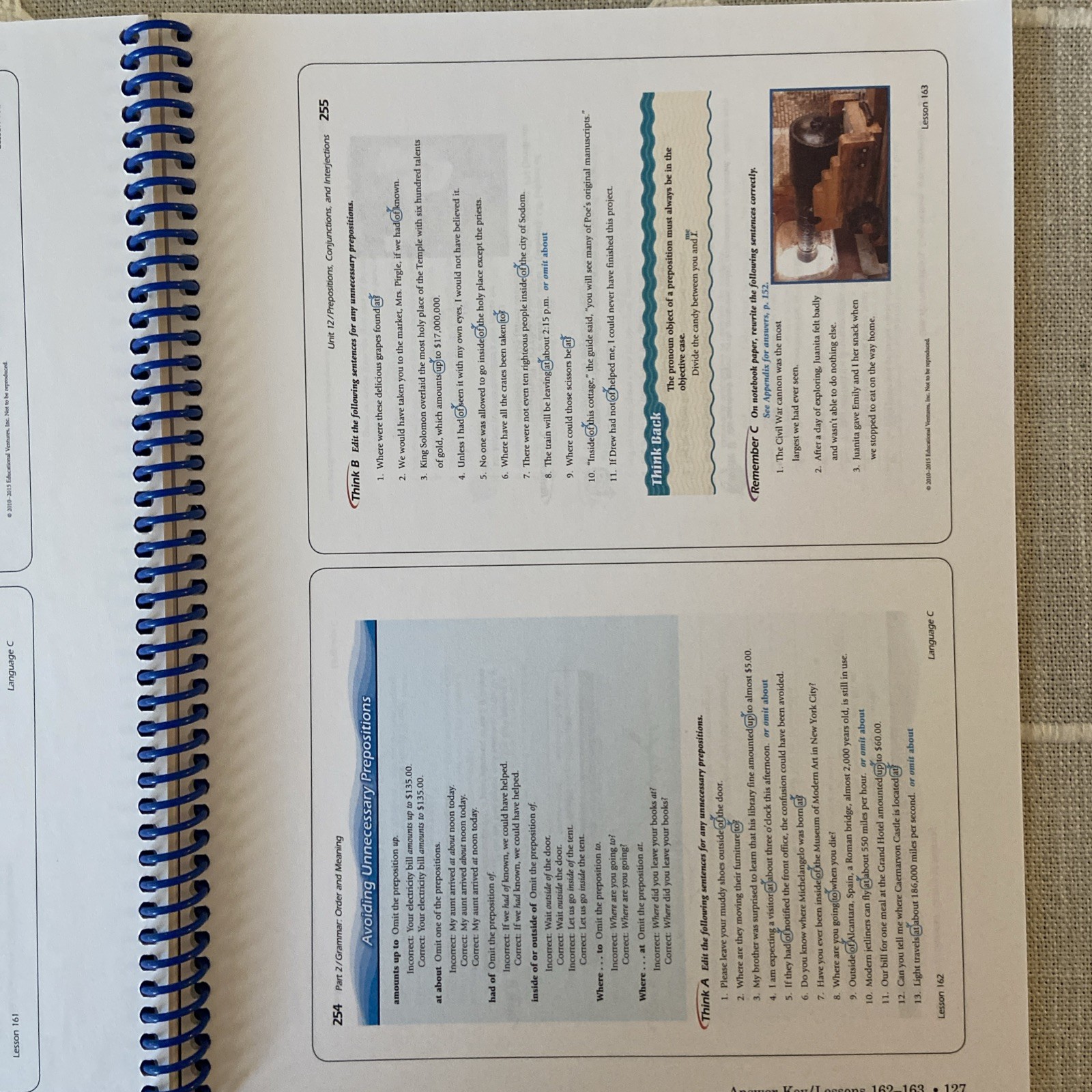 ABEKA 6th Gr LANGUAGE C TEACHER ANSWER KEY to Work-text worktext grammar writing
