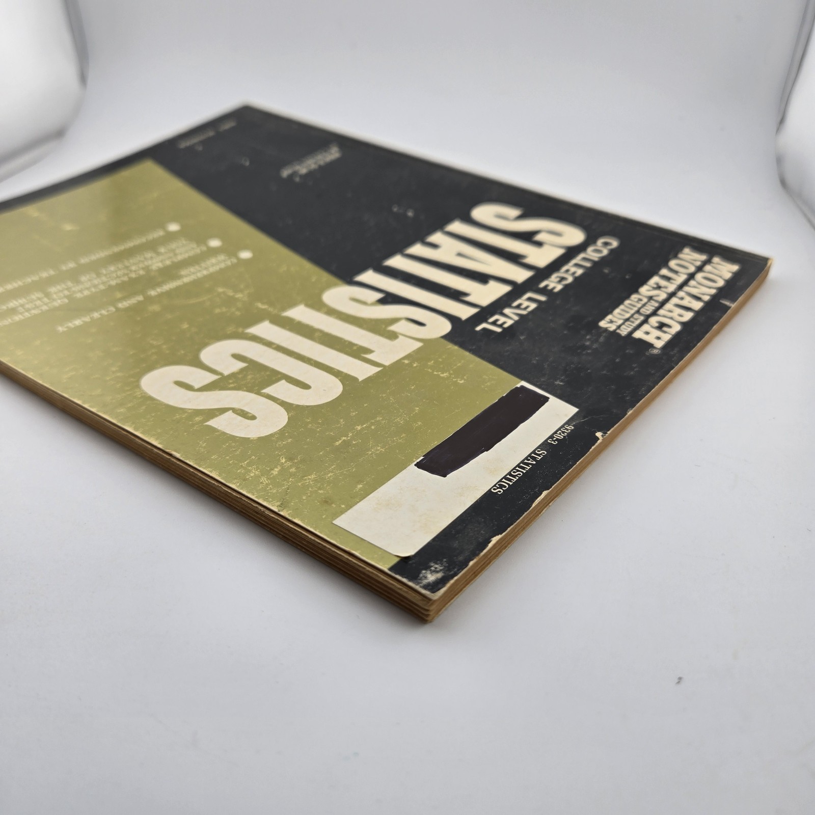 ​College Level Statistics Study Guide Reinhard Herink 1965 Monarch Notes Vintage