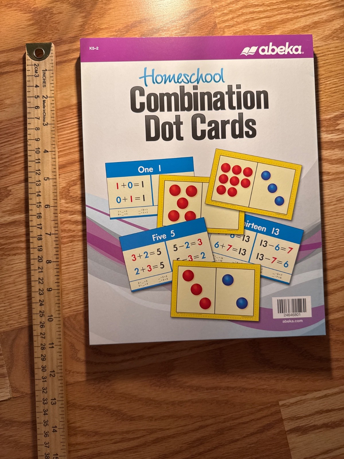 Abeka Homeschool Combination Dot Cards Educational Math Tool