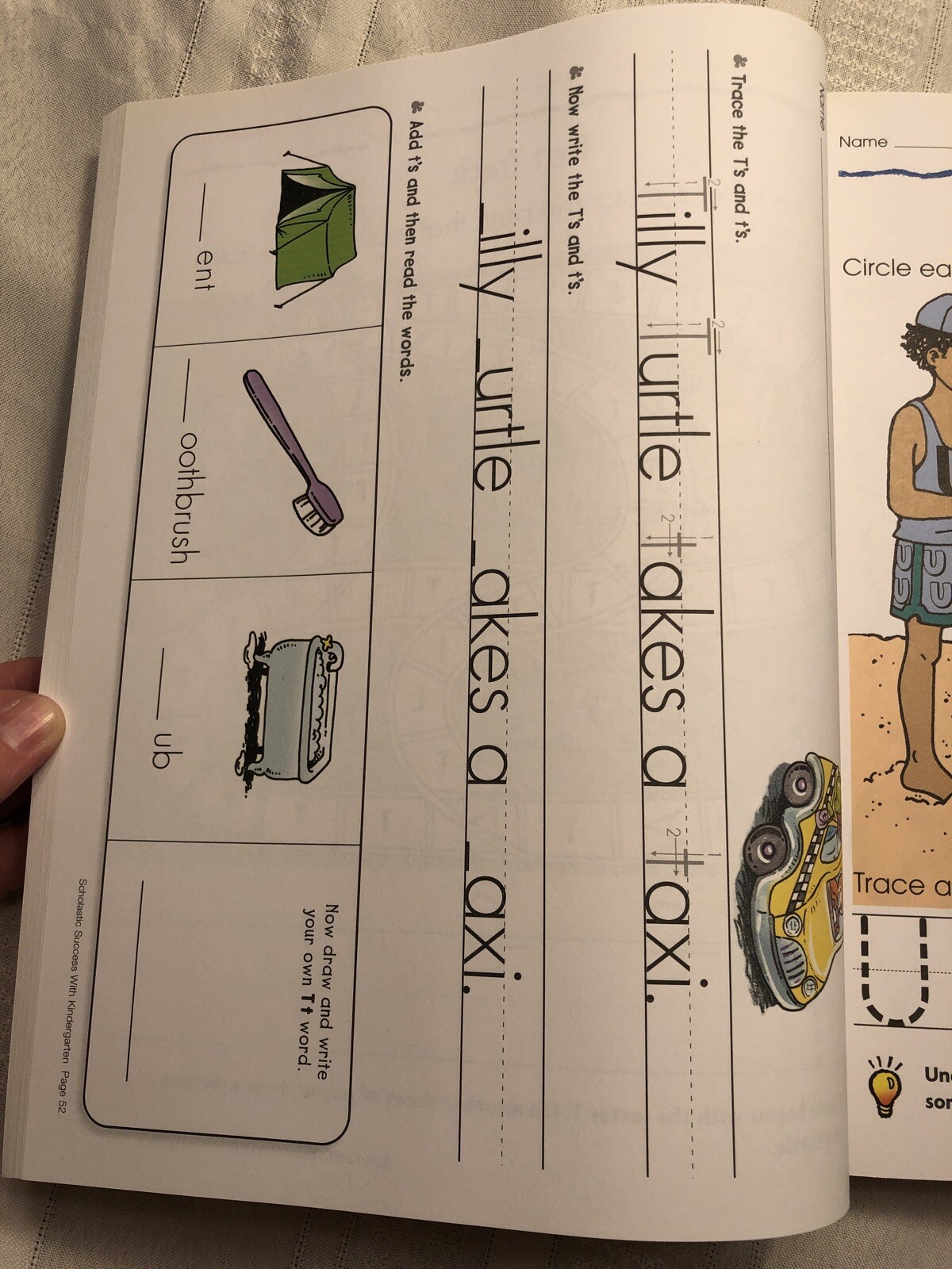 Scholastic – Kindergarten Workbook with Motivational Stickers