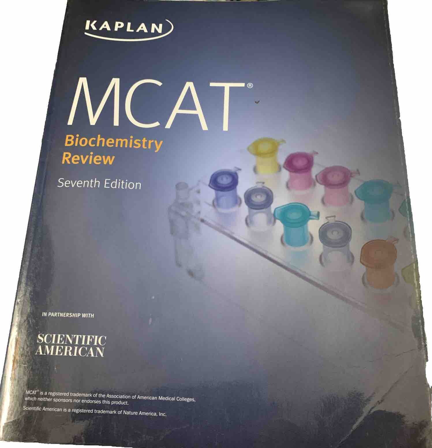 Kaplan MCAT Biochemistry Review (Seventh Edition)