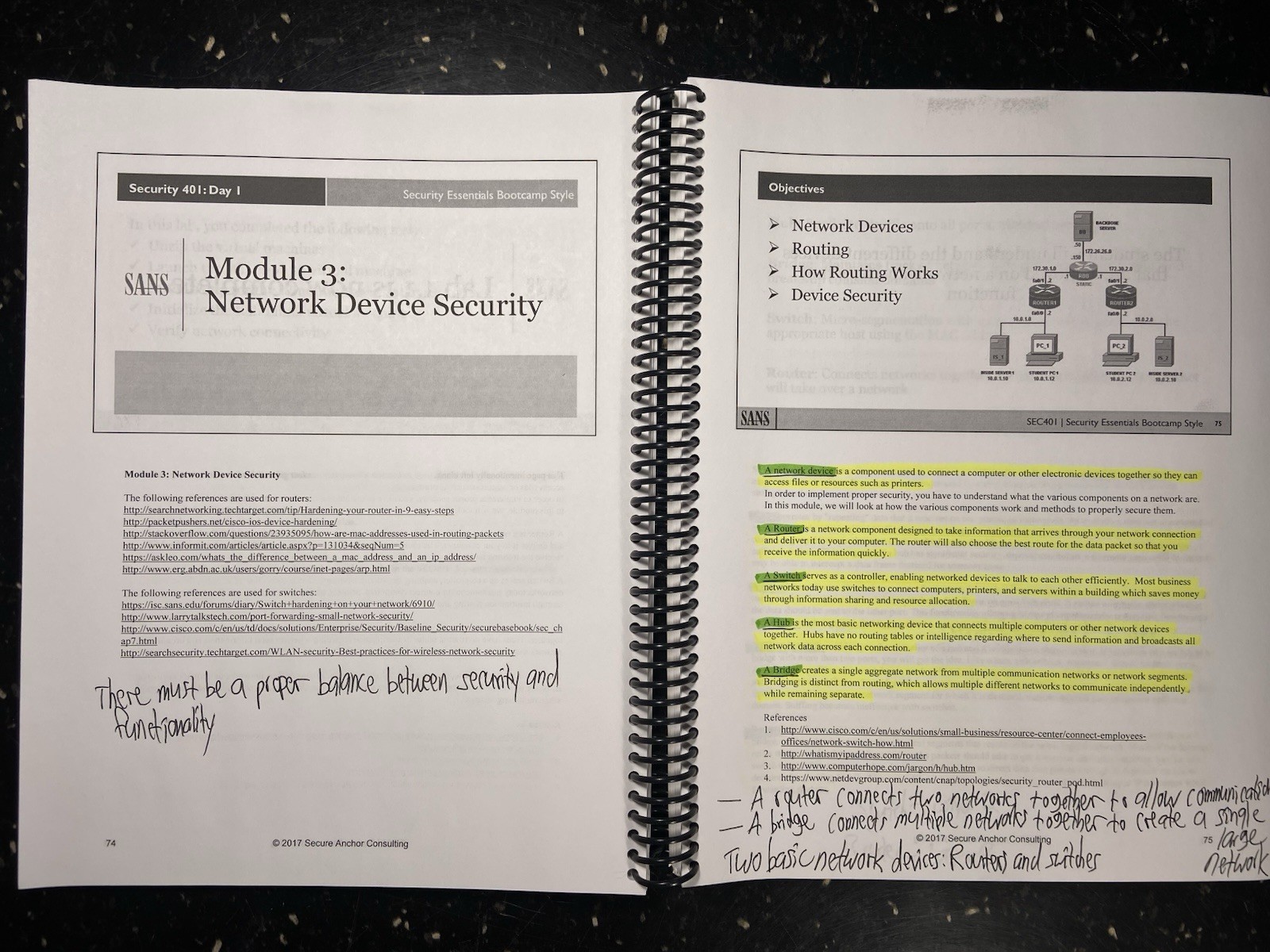 SANS SEC401 Security Essentials Bootcamp 2017 GIAC GSEC 5-Book Set 401.1-401.5