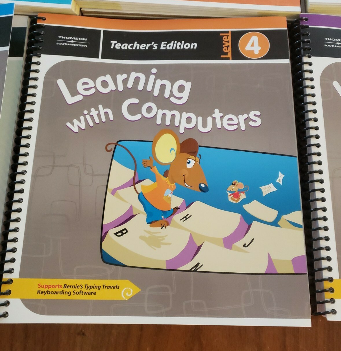 Learning W/ Computers 2 CDs 6 Spiral Bound Book Set Teachers Edition Levels 3-5