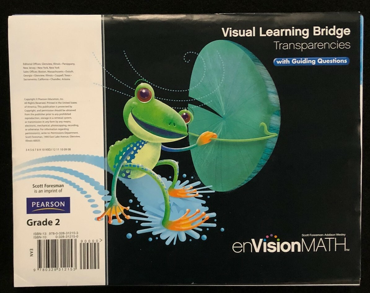 2nd – enVision Math VISUAL LEARNING BRIDGE TRANSPARENCIES with Guiding Questions